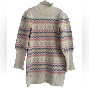 NWT JANIE AND JACK CAP SLEEVE SWEATER DRESS